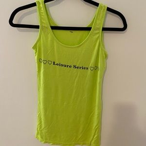 Green Leisure Series Tank Top